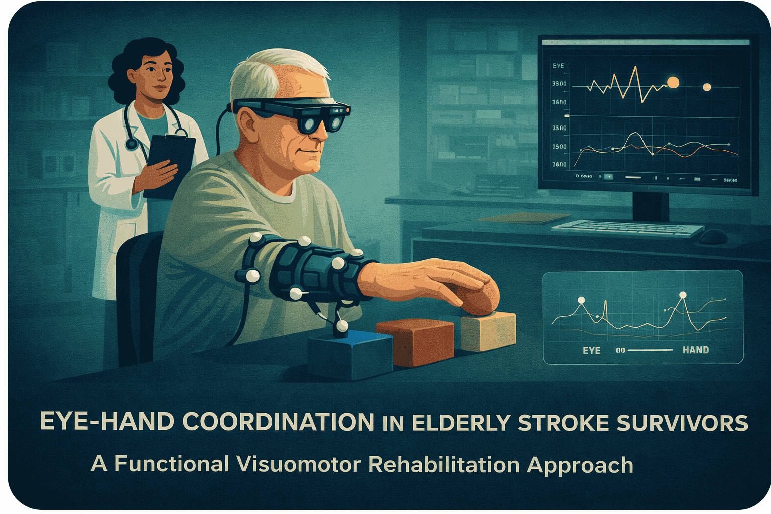 Eye-Hand Coordination in Elderly Stroke Survivors