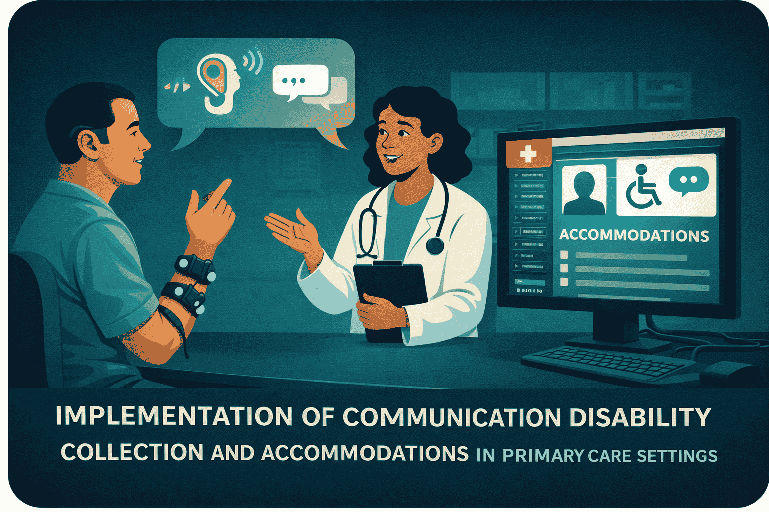 Implementation of Communication Disability Collection and Accommodations